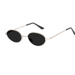 Unisex Oval Sunglasses with UV Protected Lens